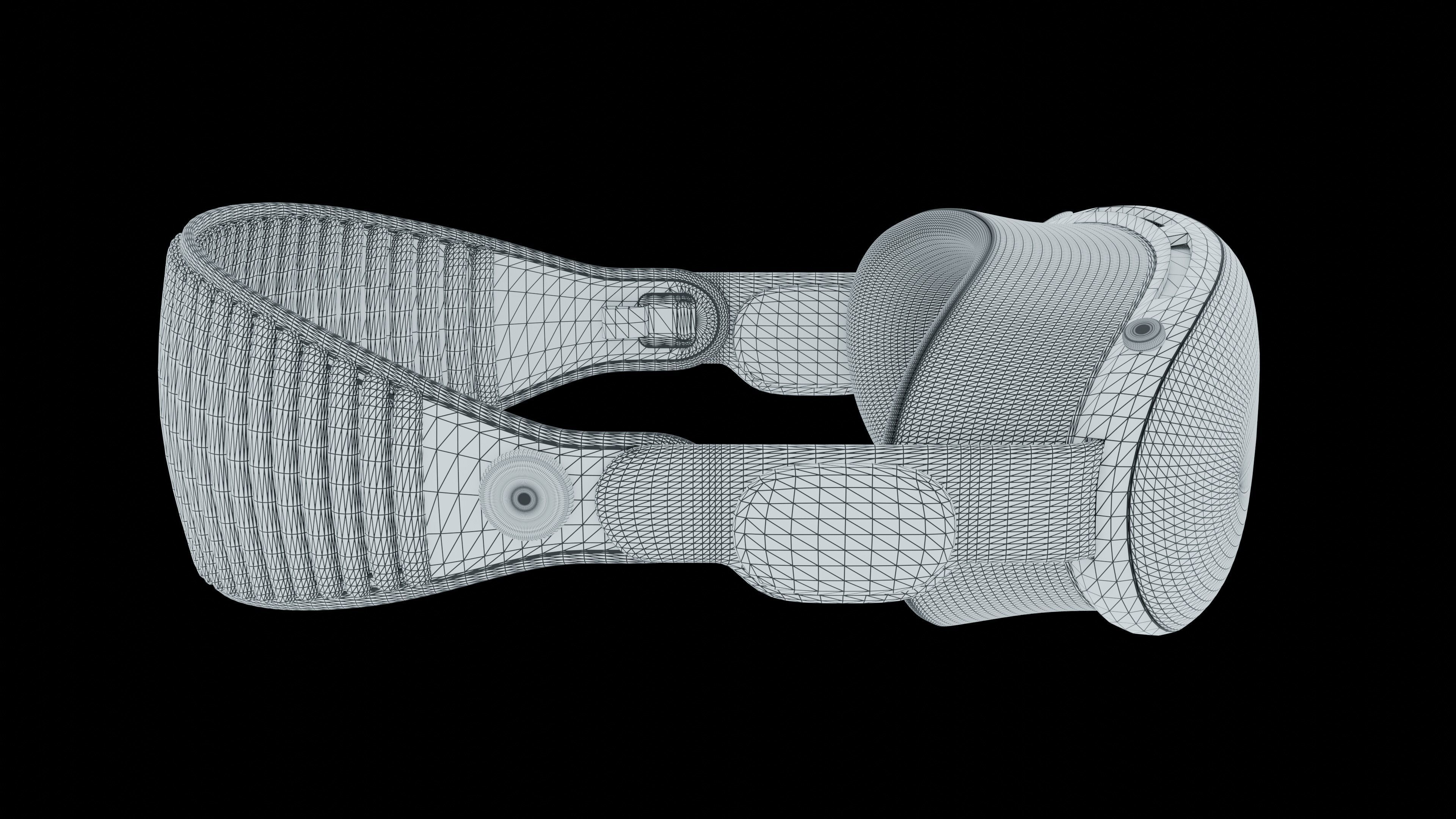 Apple Vision Pro Maya Low-poly 3D model_13