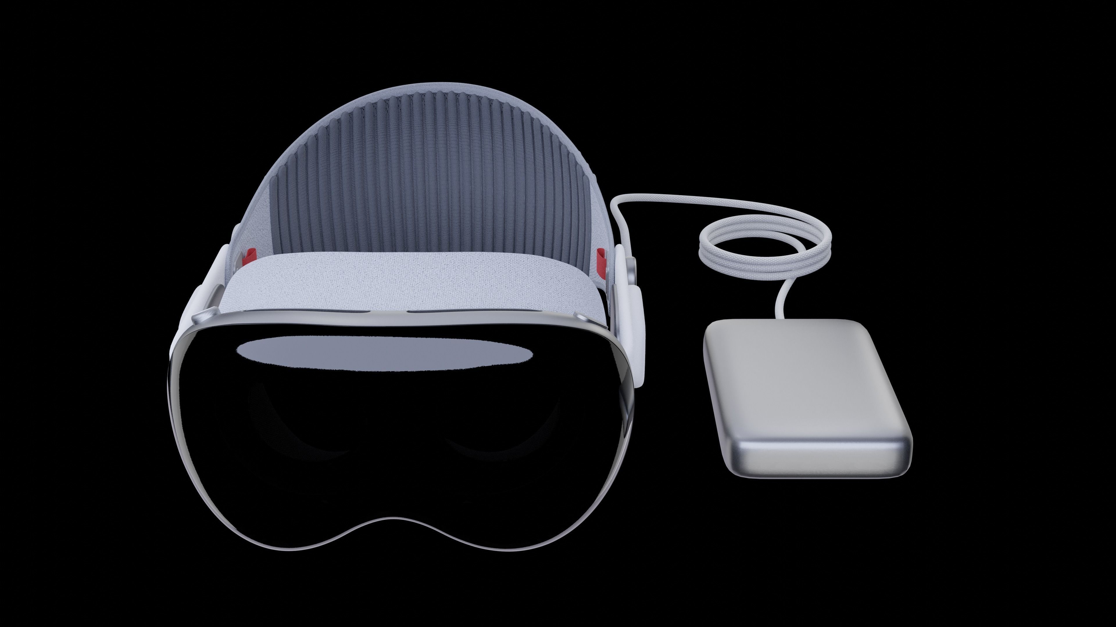 Apple Vision Pro Maya Low-poly 3D model_2