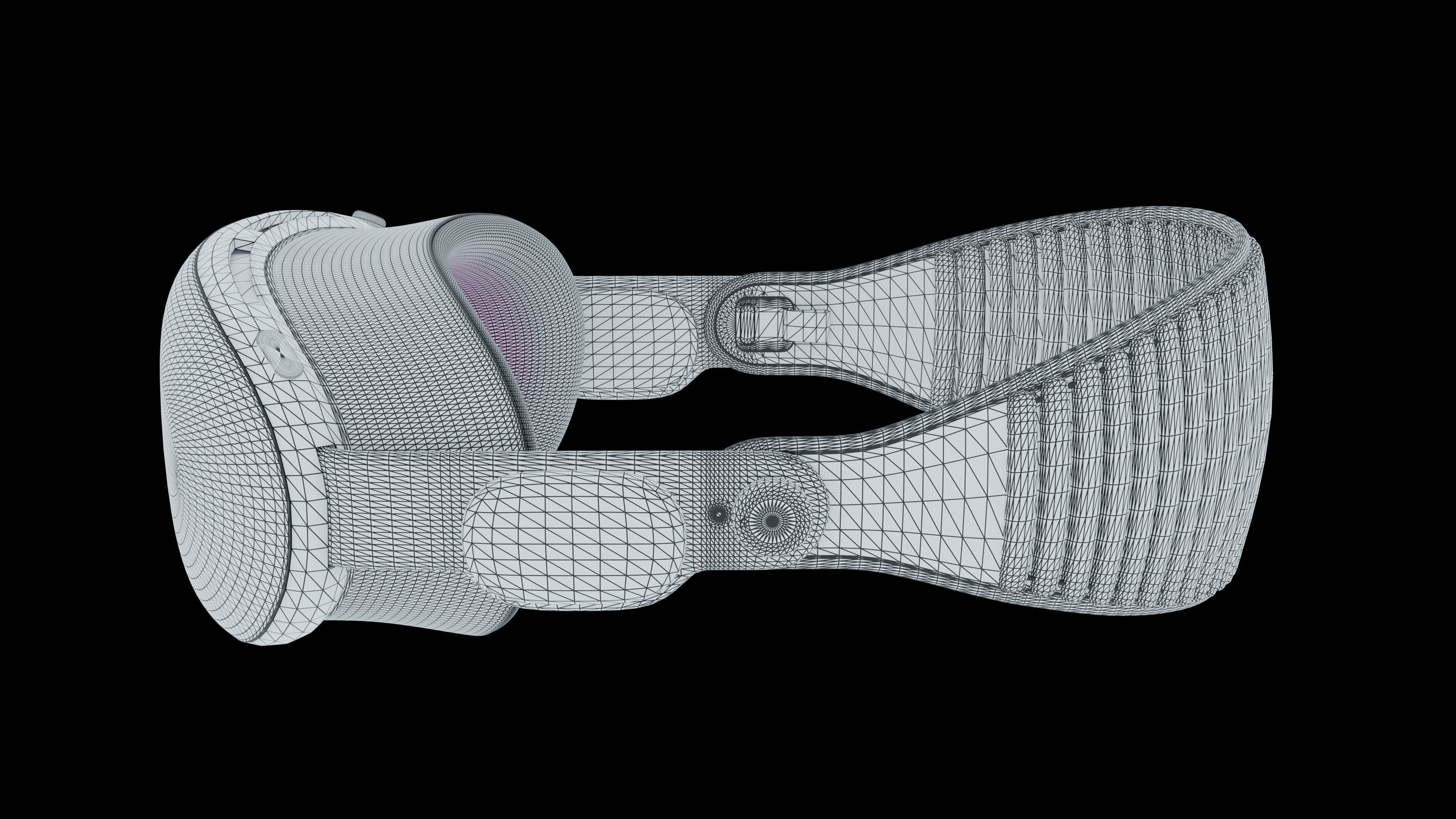 Apple Vision Pro Maya Low-poly 3D model_14