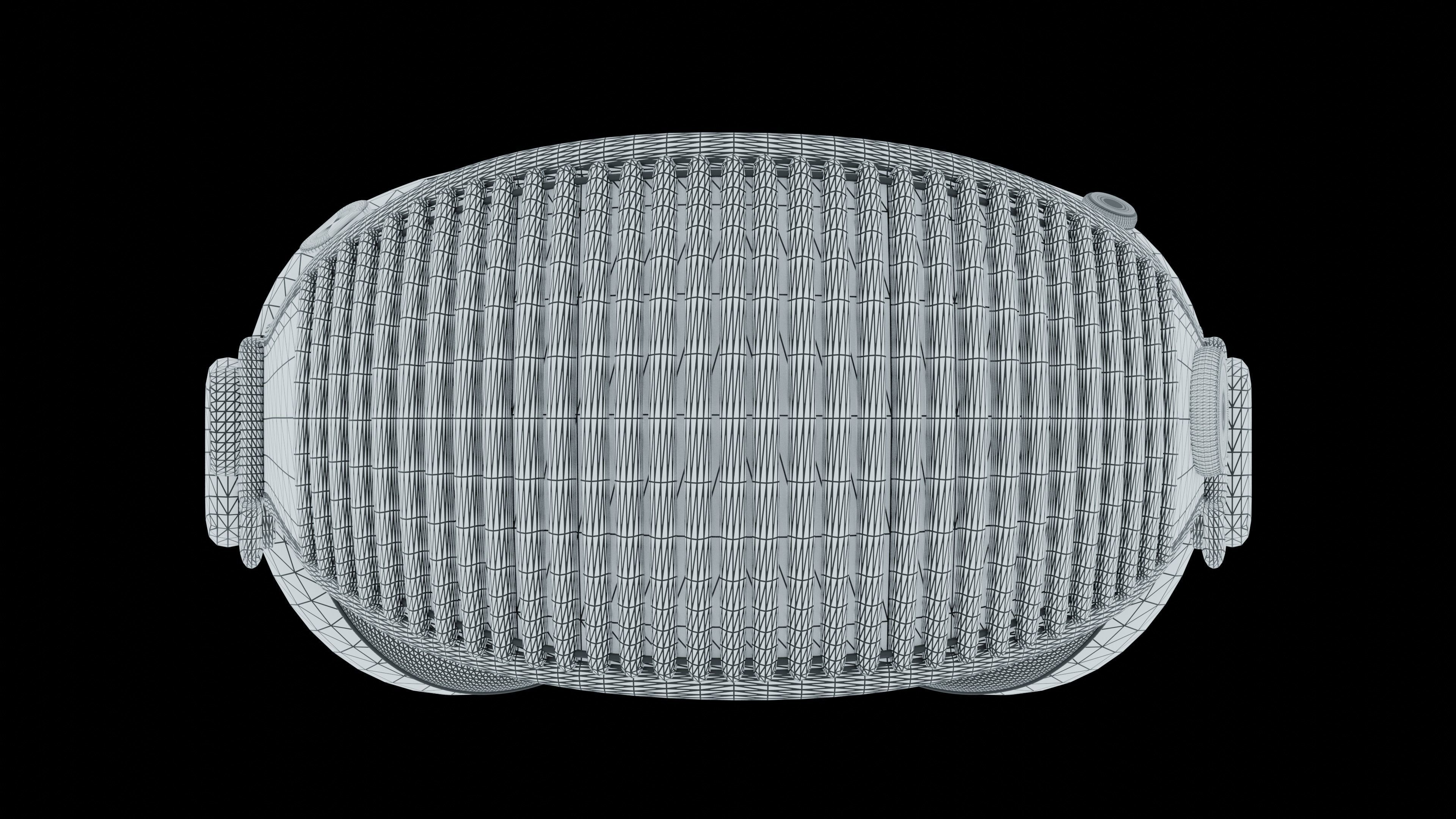 Apple Vision Pro Maya Low-poly 3D model_12