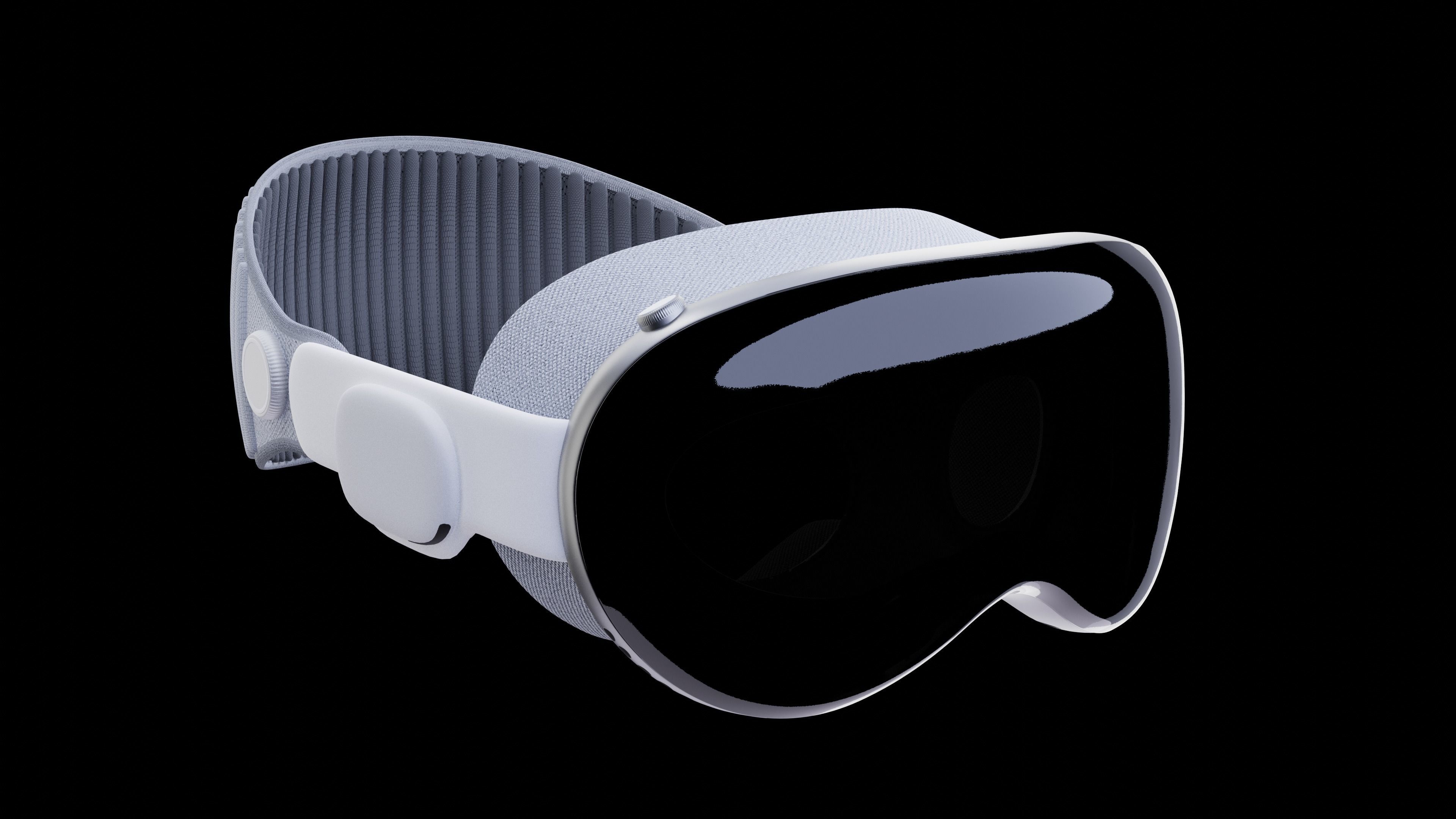 Apple Vision Pro Maya Low-poly 3D model_10