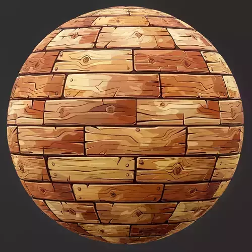 Stylized Wood Seamless Texture 