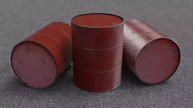Barrel low-poly