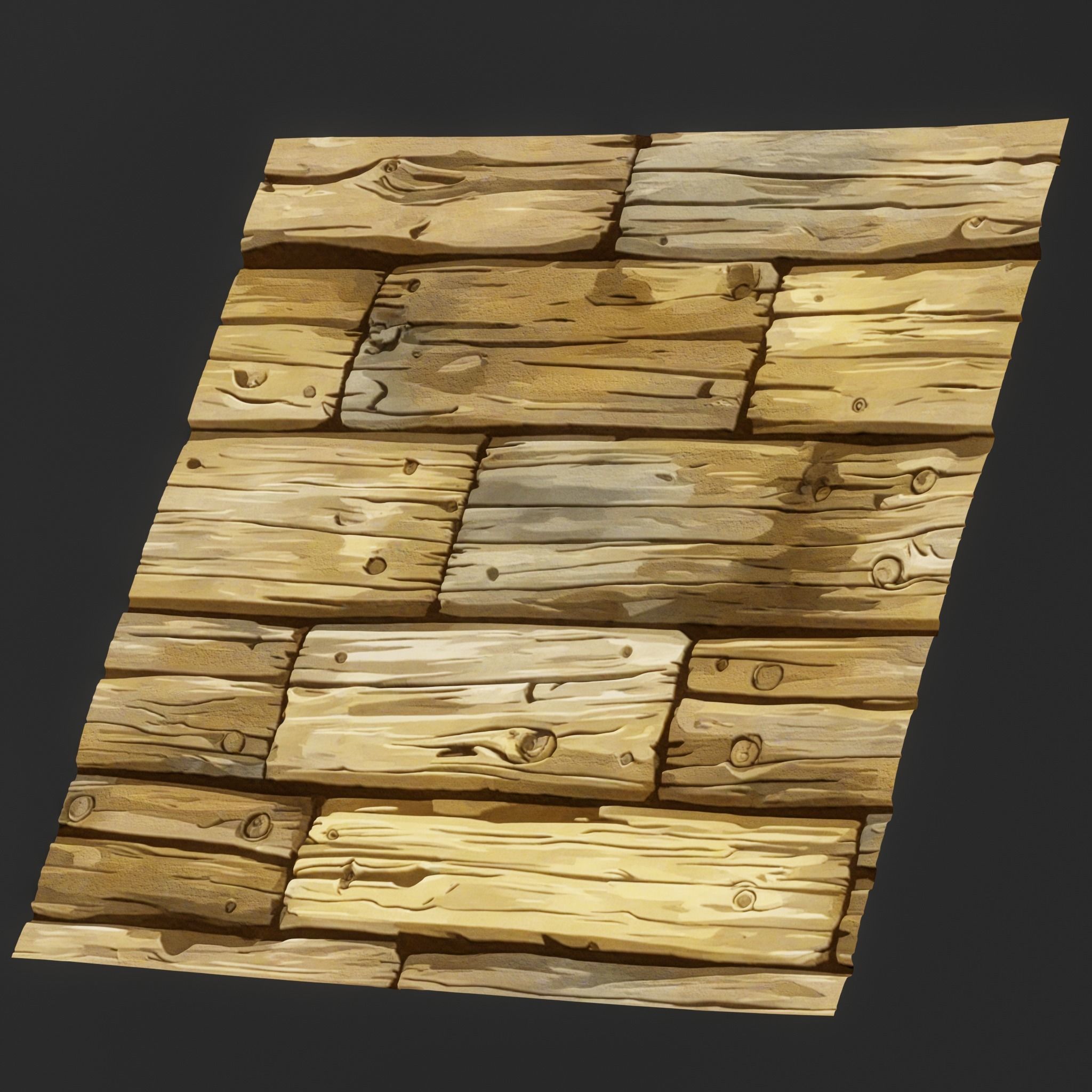 Stylized Wood Seamless Texture  Texture_2