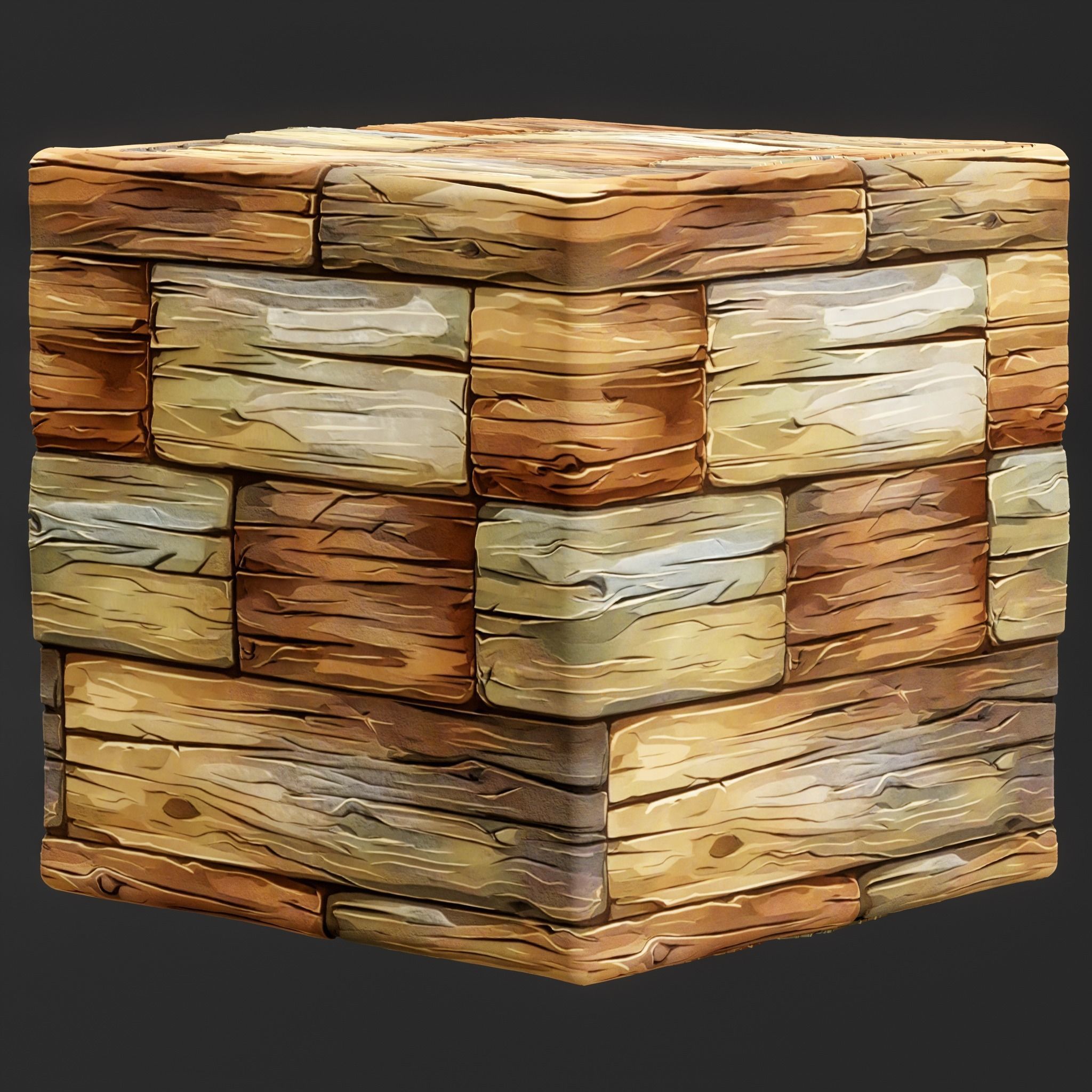 Stylized Wood Seamless Texture  Texture_2