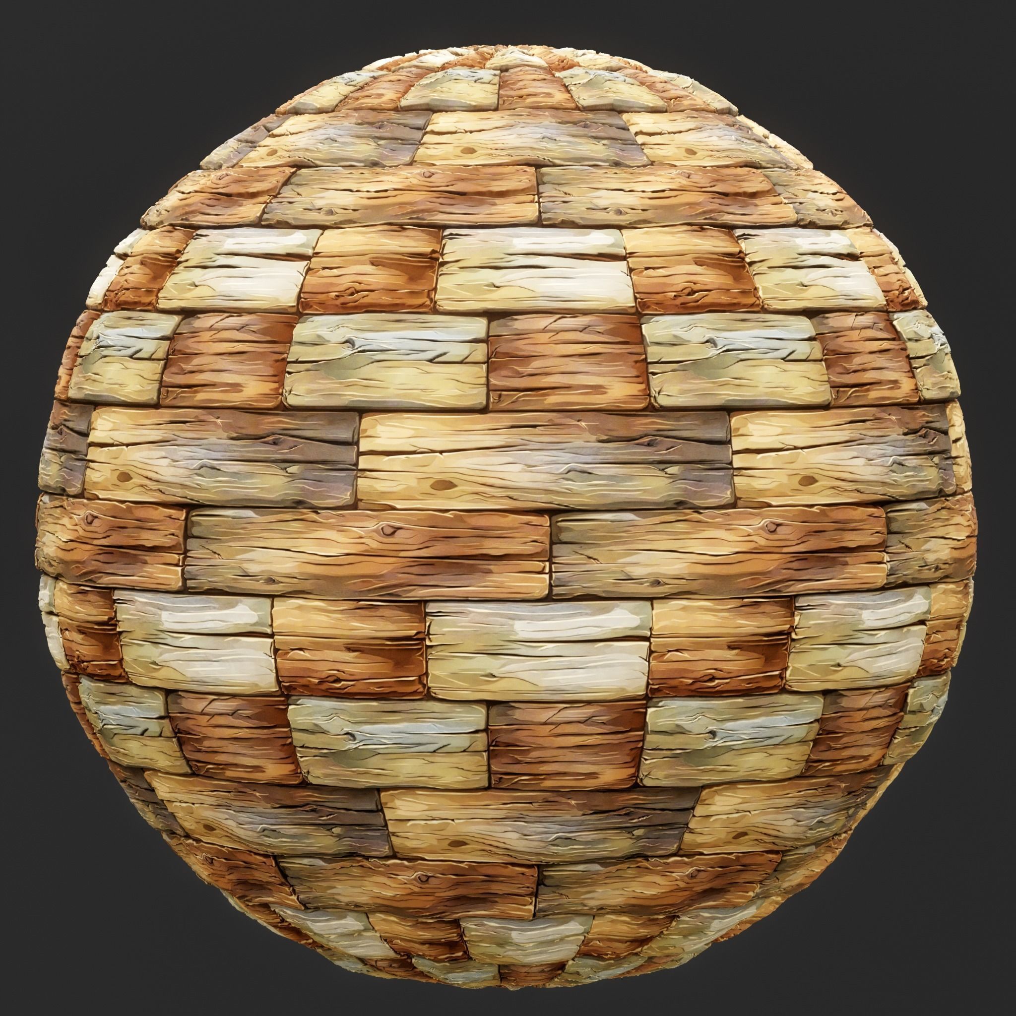 Stylized Wood Seamless Texture  Texture_4