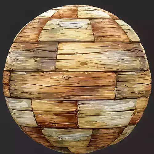 Stylized Wood Seamless Texture 
