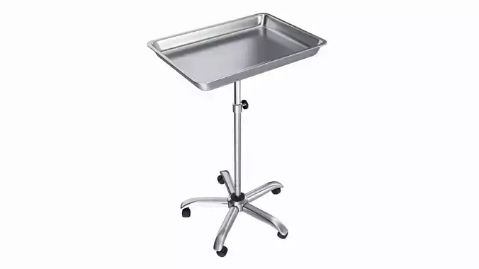Mobile Medical Tattoo Instrument Procedure Tray 3D model