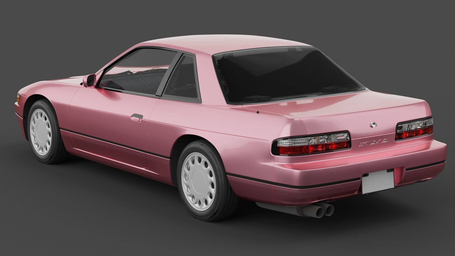 NISSAN Silvia s13 origin 3D model_1