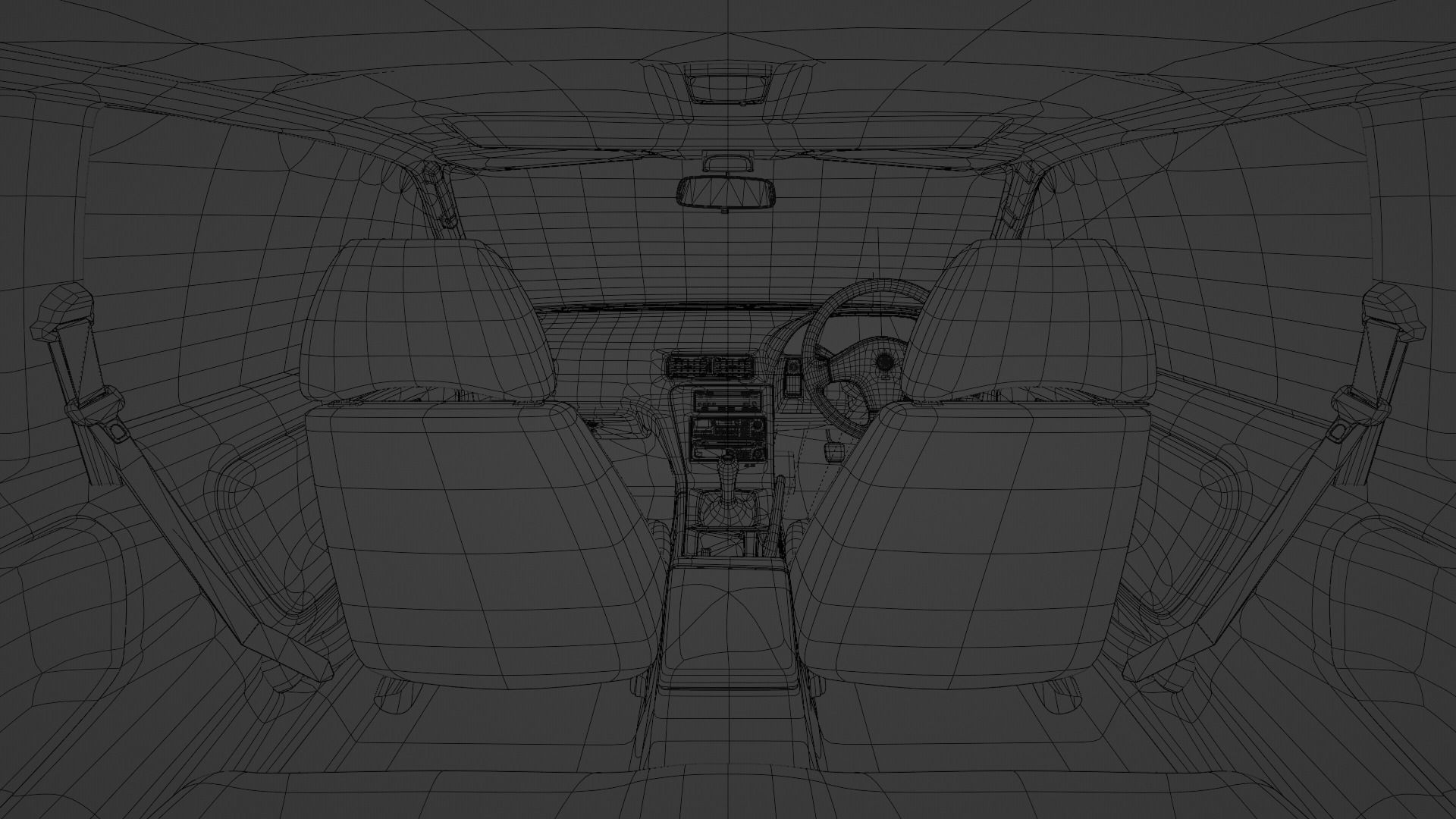 NISSAN Silvia s13 origin 3D model_5