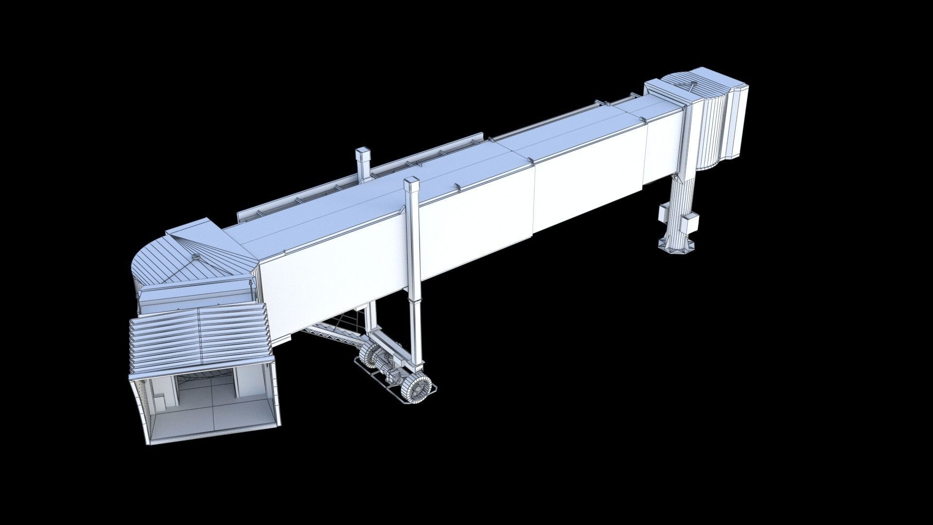 Airport Jetway 3D model_22