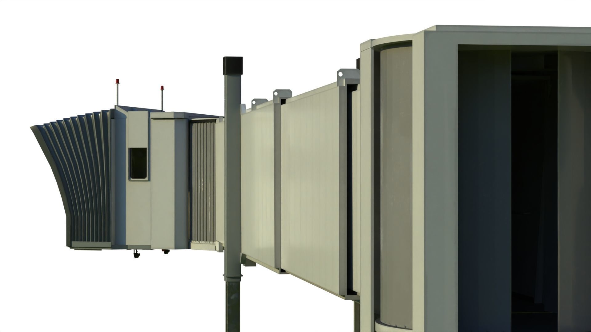 Airport Jetway 3D model_5