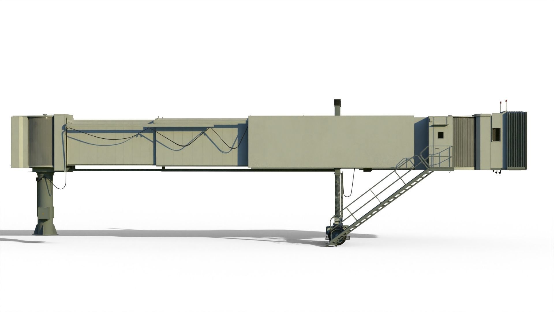 Airport Jetway 3D model_1