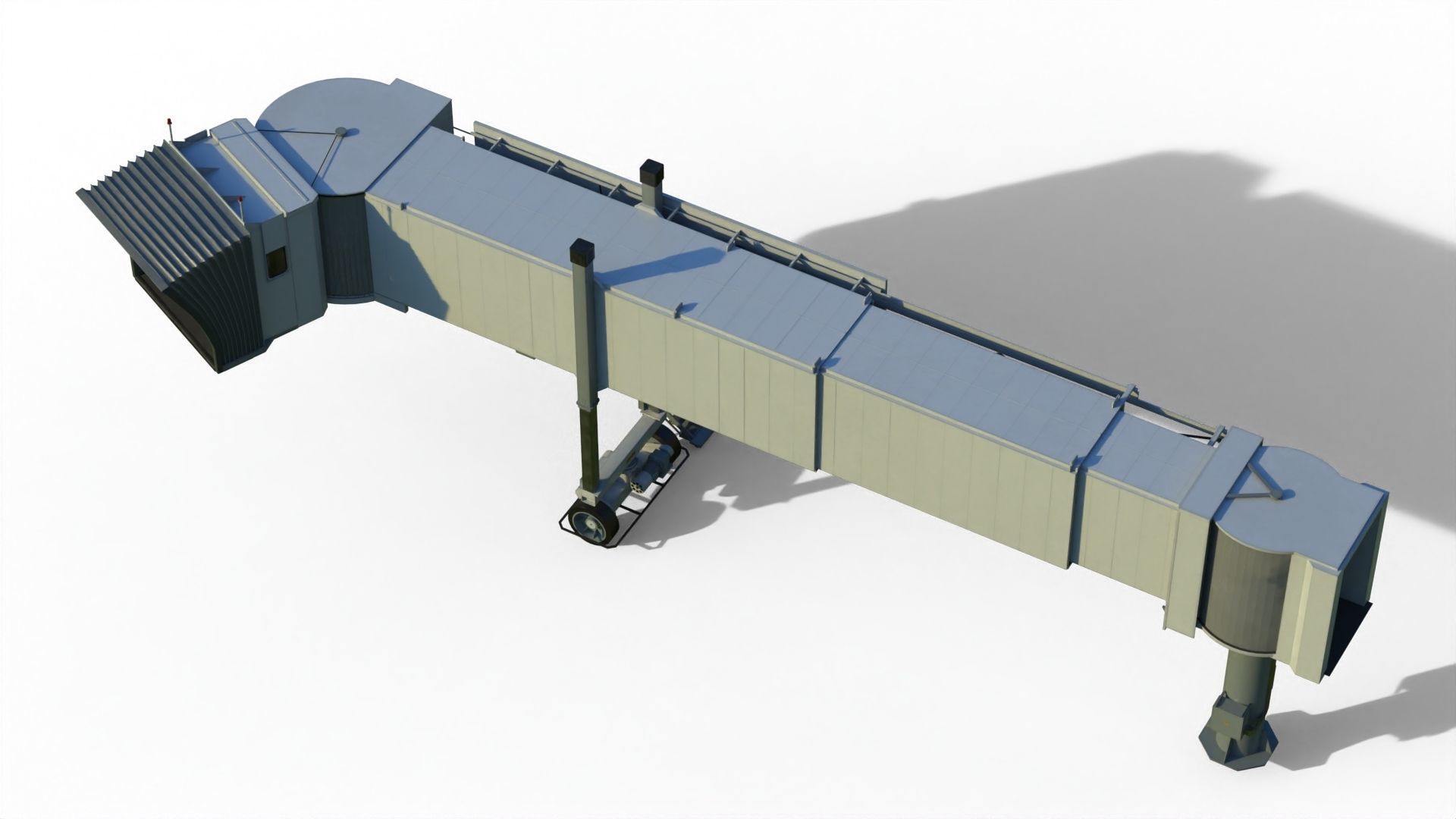 Airport Jetway 3D model_4