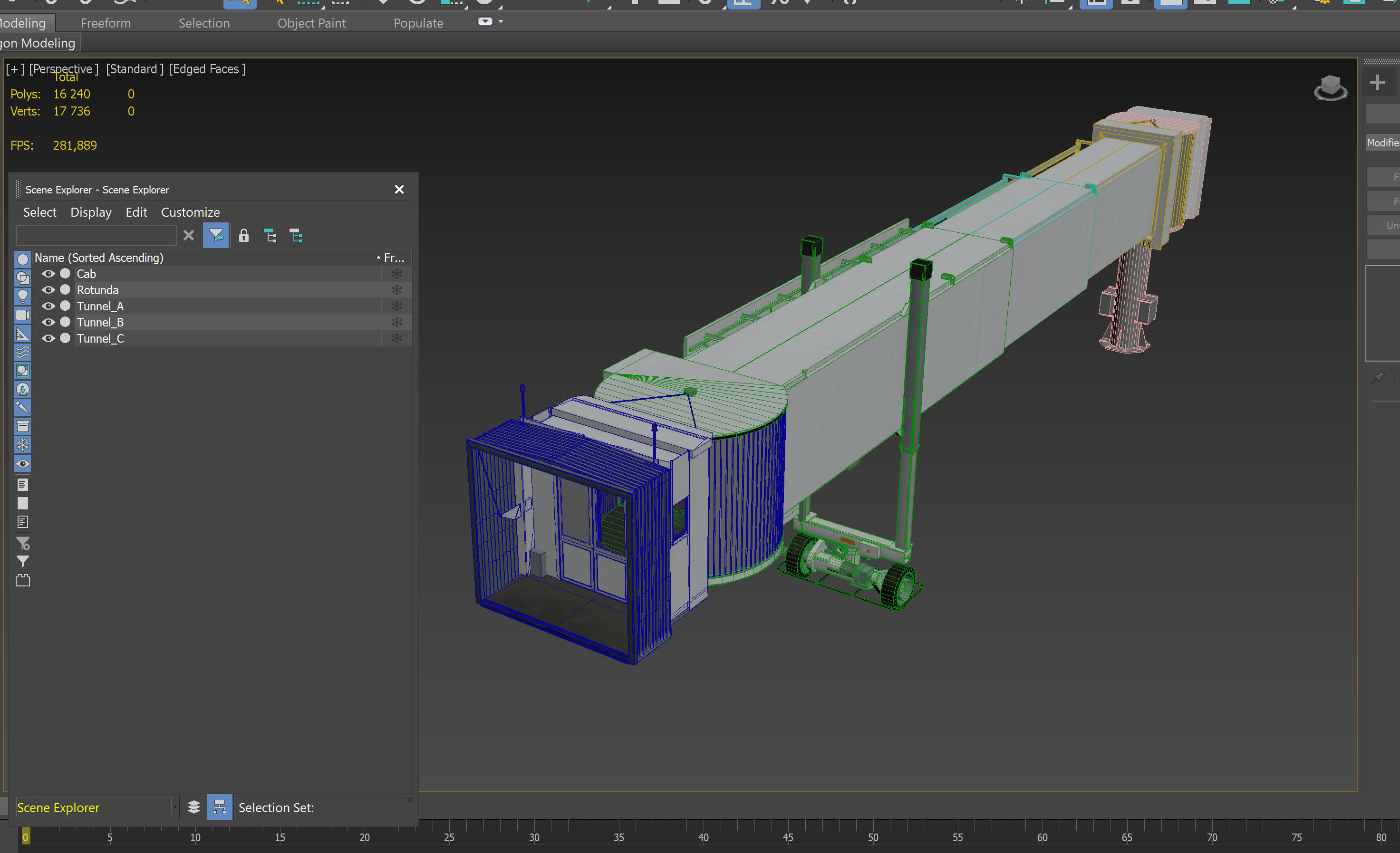 Airport Jetway 3D model_20