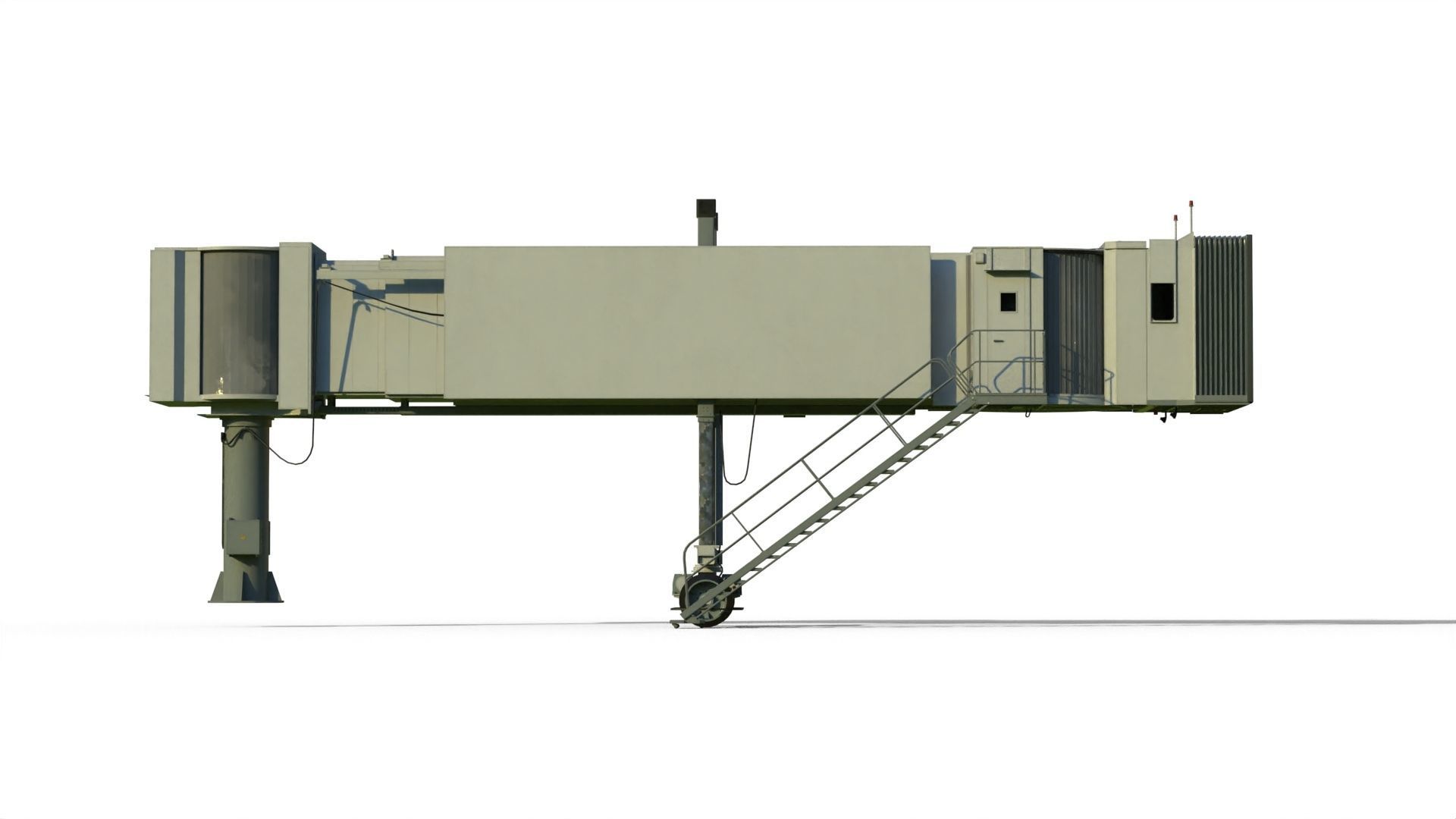 Airport Jetway 3D model_13