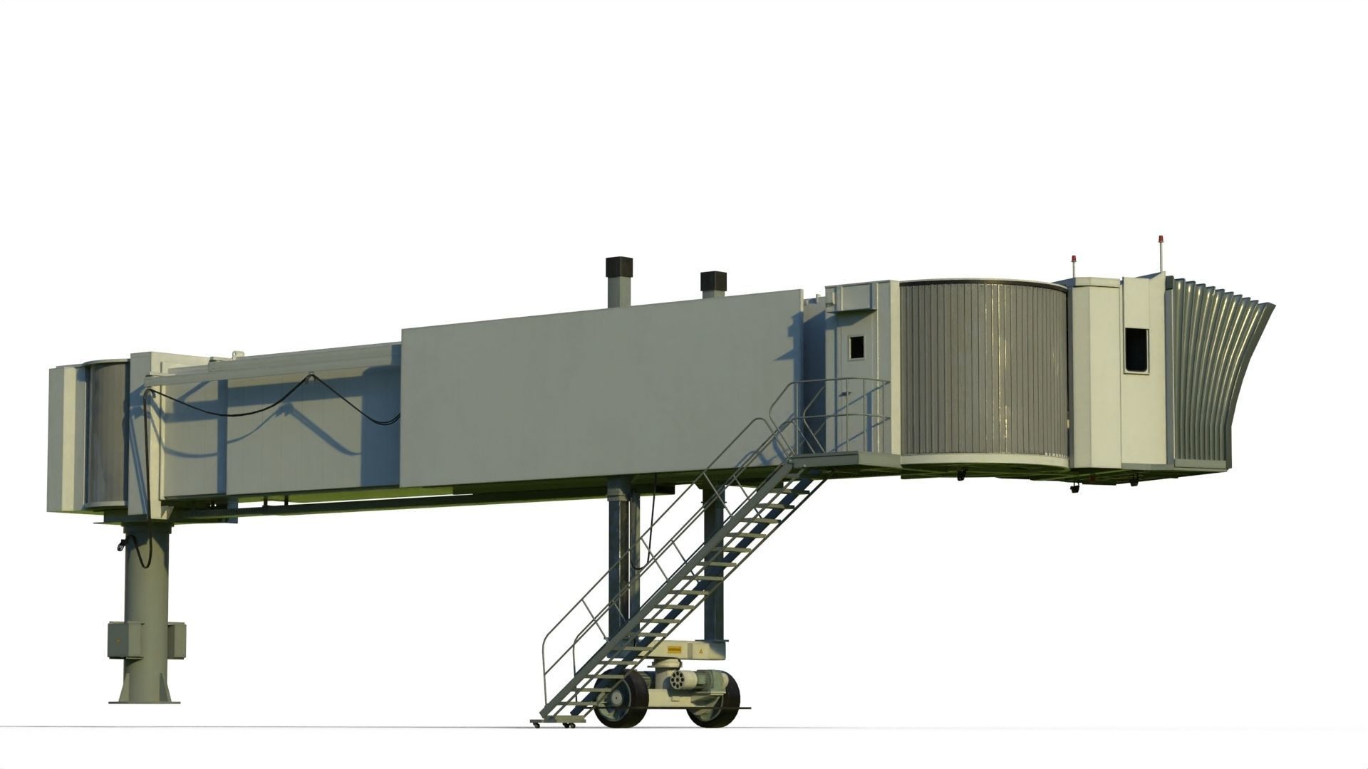 Airport Jetway 3D model_2