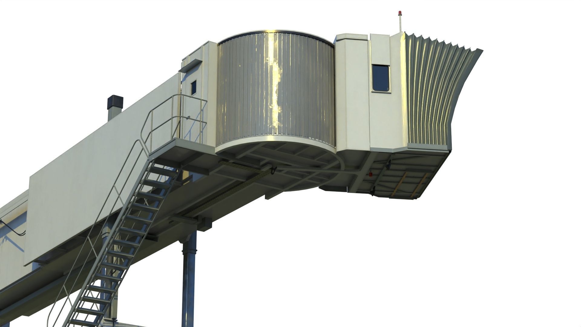 Airport Jetway 3D model_7