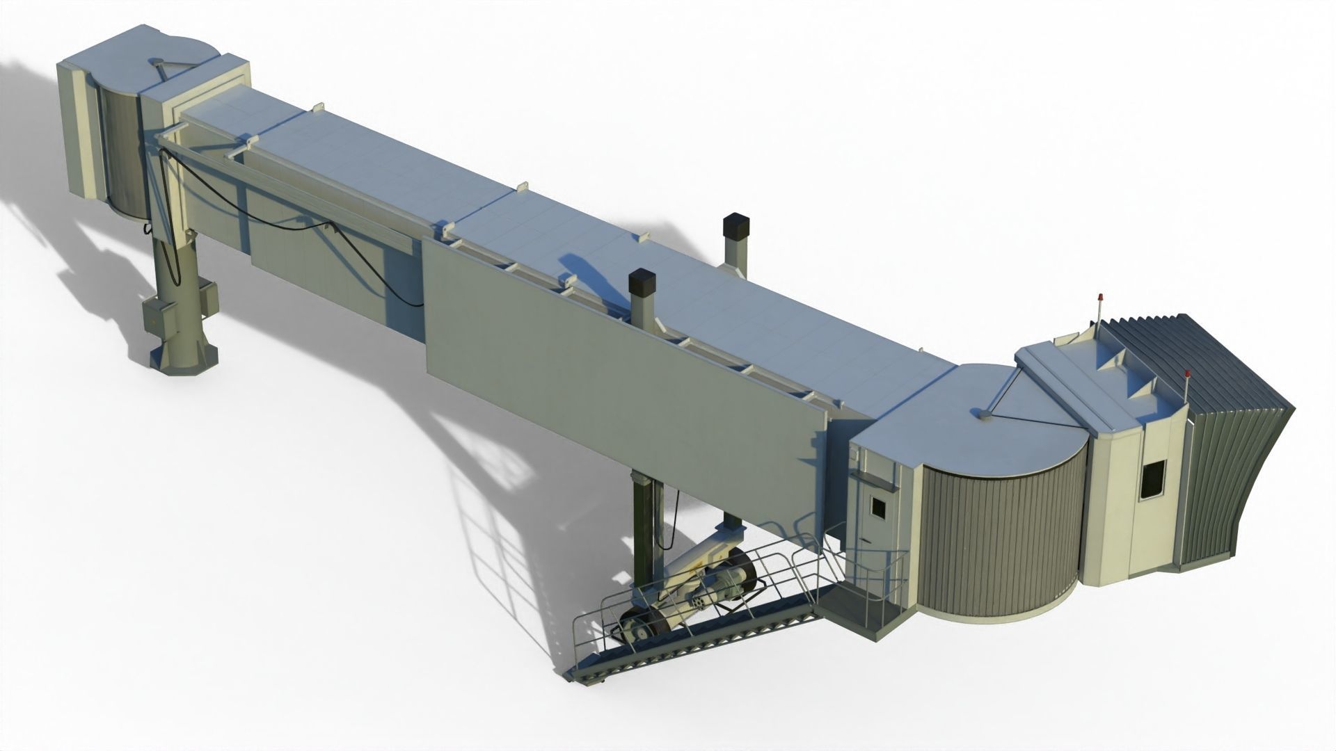 Airport Jetway 3D model_3