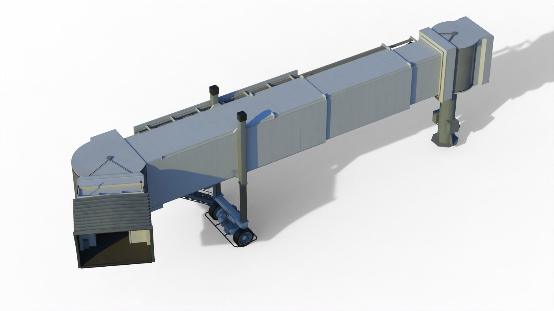 Airport Jetway 3D model_9