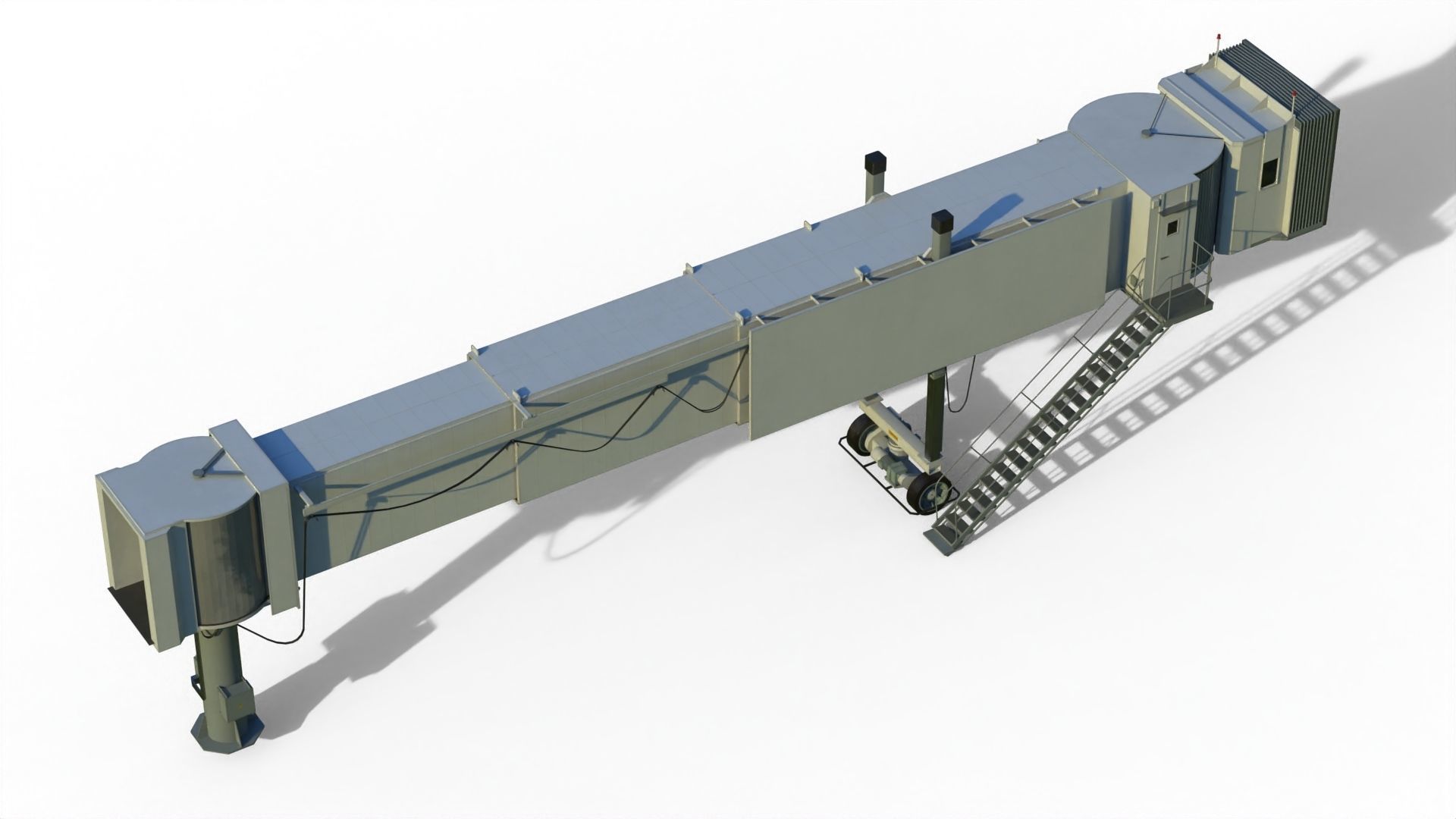 Airport Jetway 3D model_11