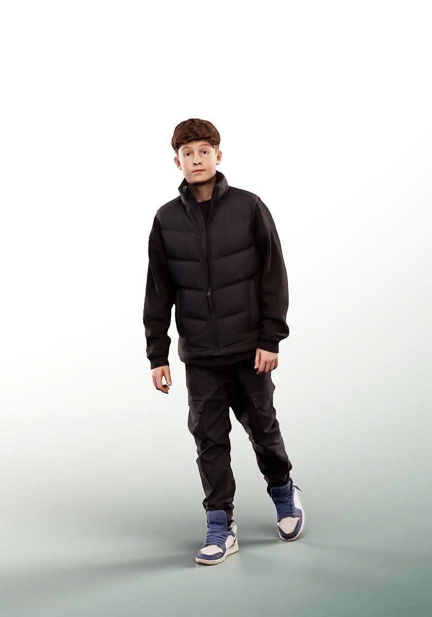 Hannes 15257 - Walking Boy In Winter Outfit Low-poly 3D model_1