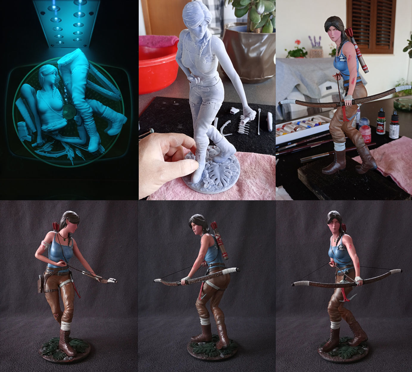 Lara Croft 3D Print Ready 3D print model_7