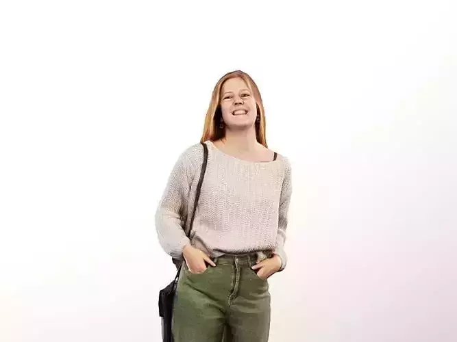 Nele 14944 - Standing Casual Girl