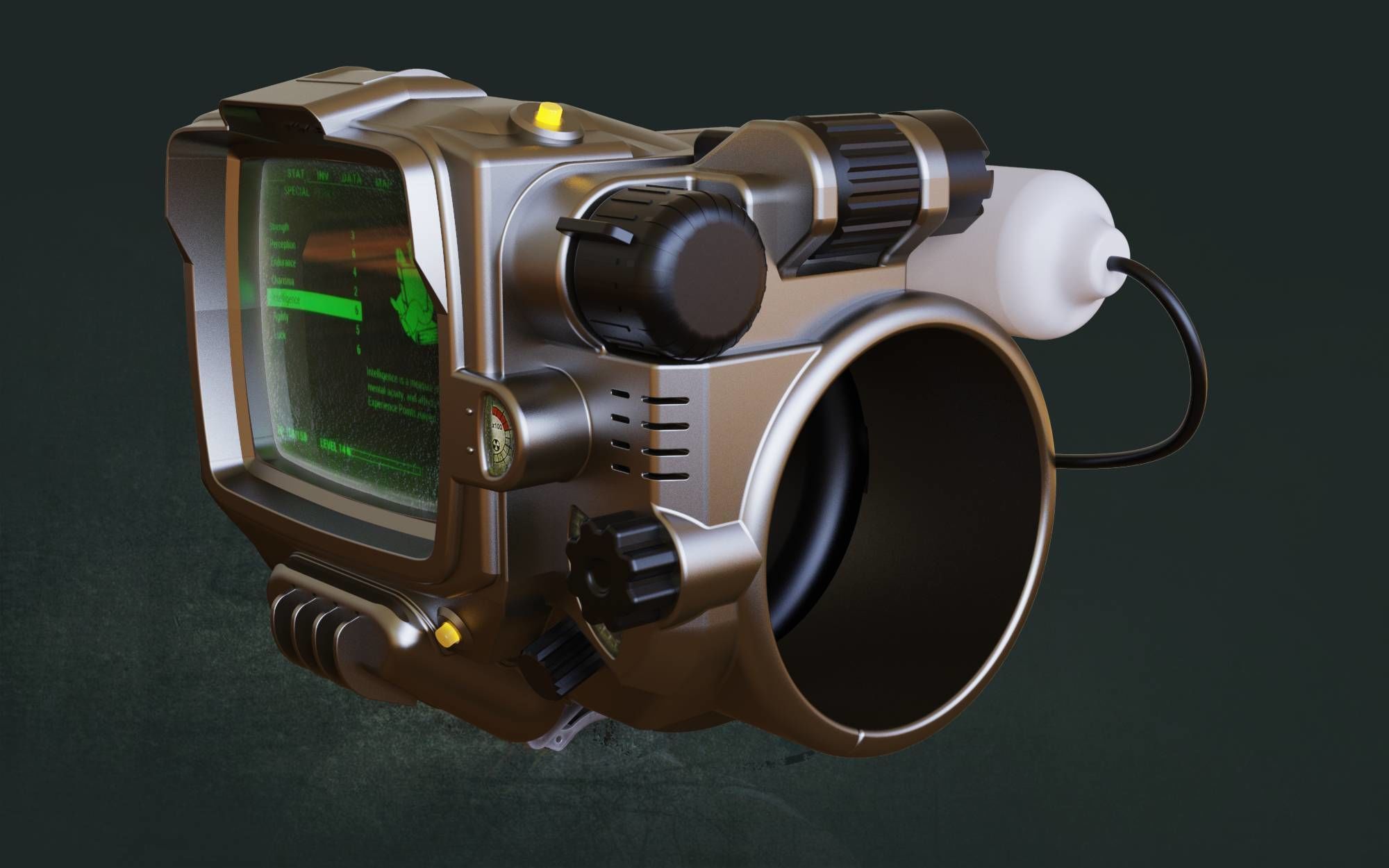 Pip Boy - Fallout 3D model_16