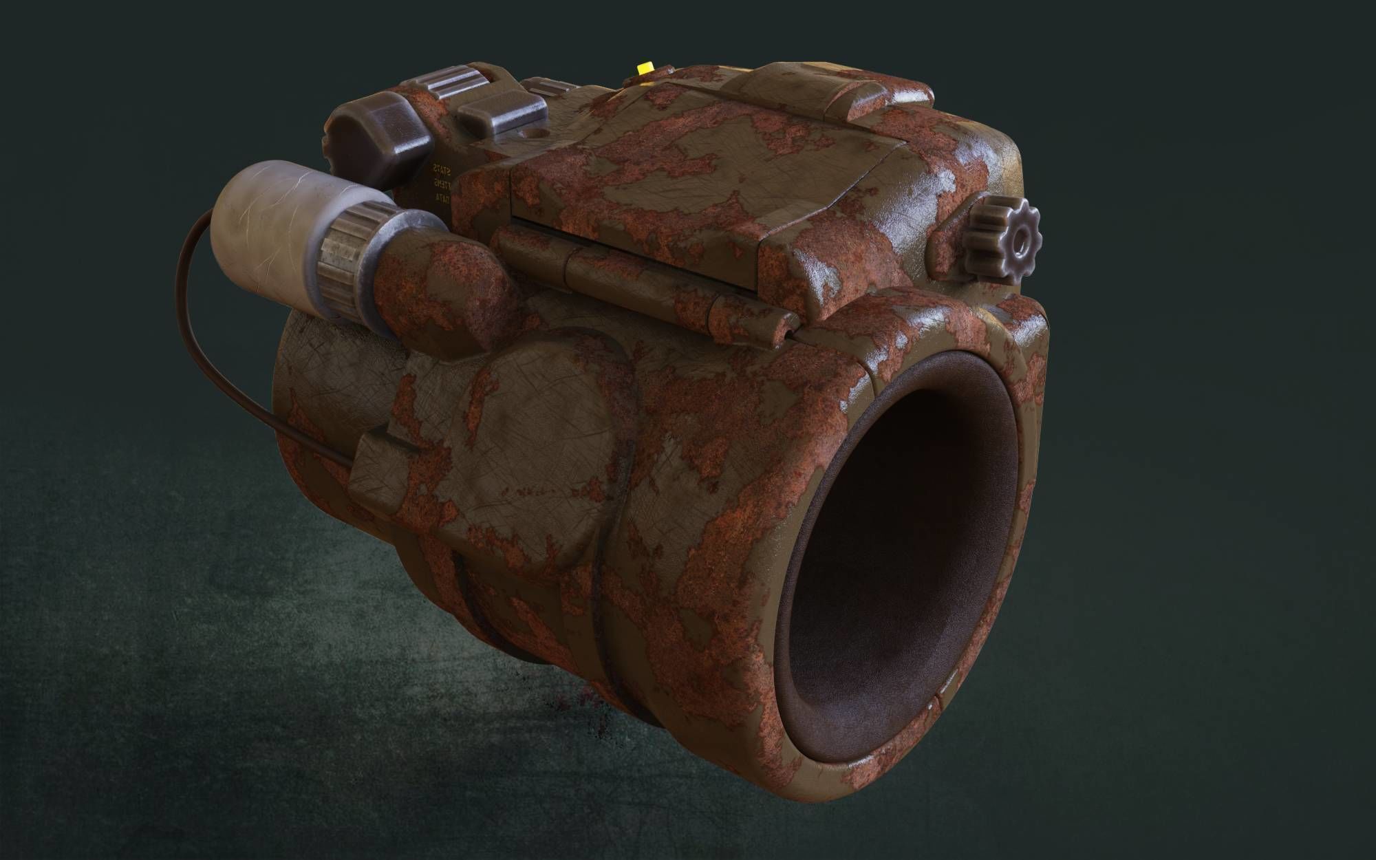 Pip Boy - Fallout 3D model_4