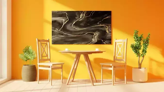 Wooden Kitchen Chair Model 5