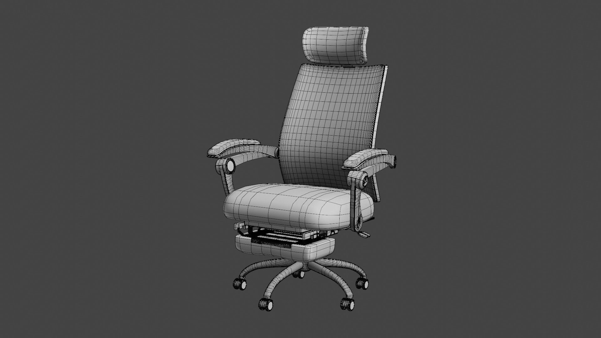 Computer Chair 40 3D model_12