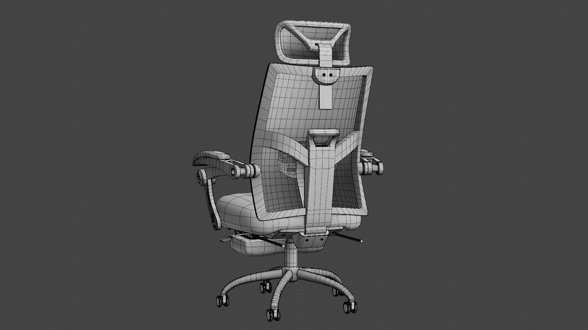 Computer Chair 40 3D model_13