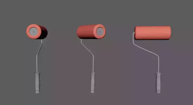 paint roller cartoon