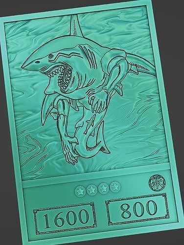 GREAT WHITE - YU-GI-OH Free 3D print model