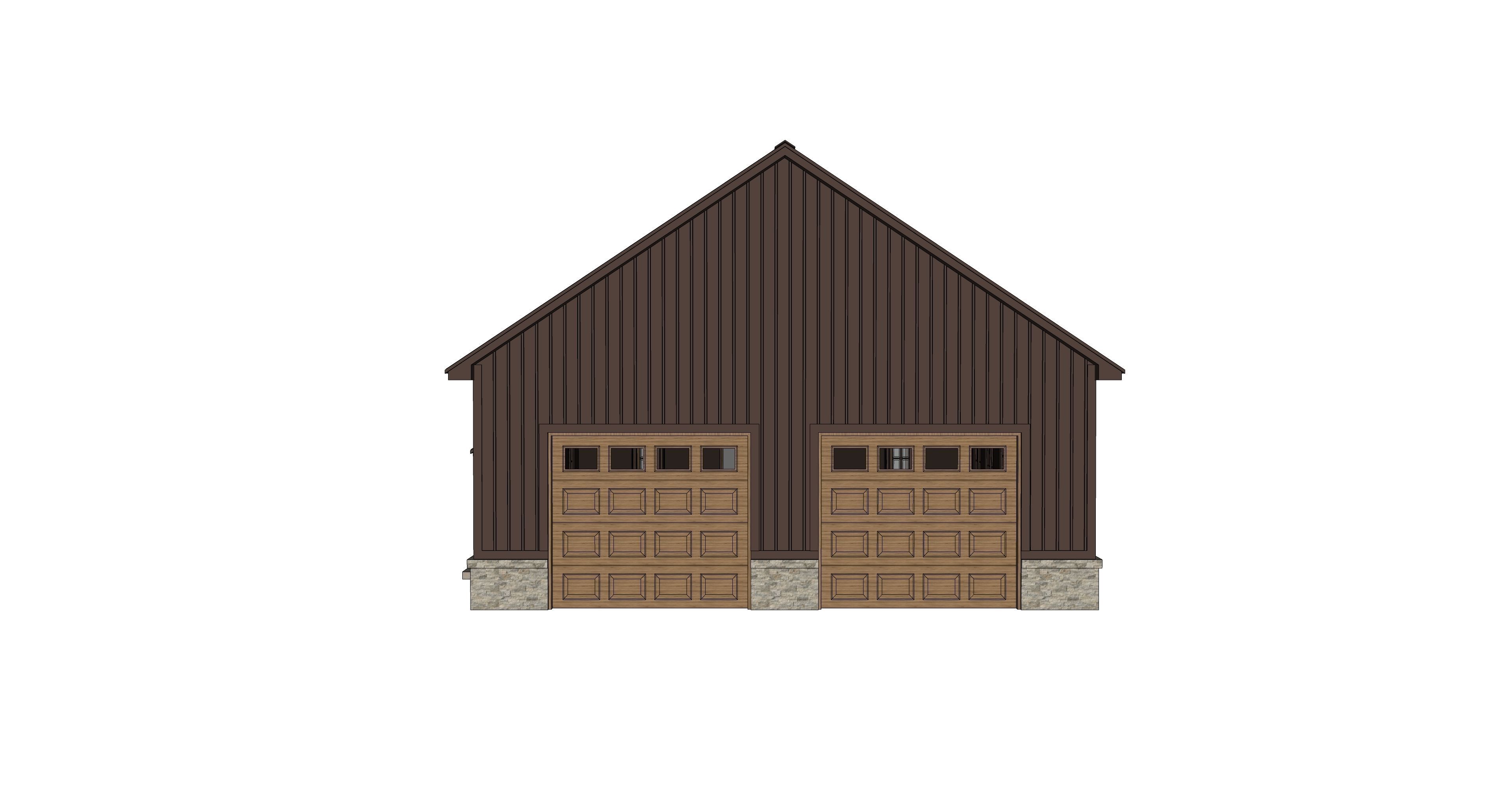 Barndominium House 005 -Archimple LLC 3D model_2