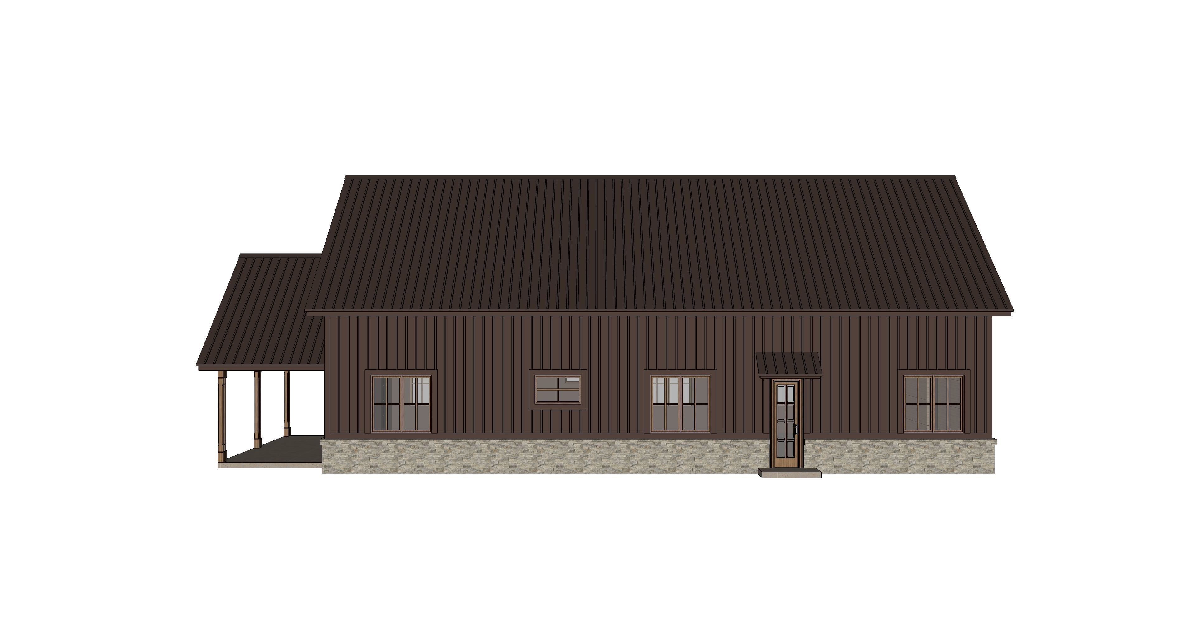 Barndominium House 005 -Archimple LLC 3D model_6