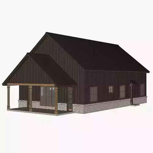 Barndominium House 005 -Archimple LLC