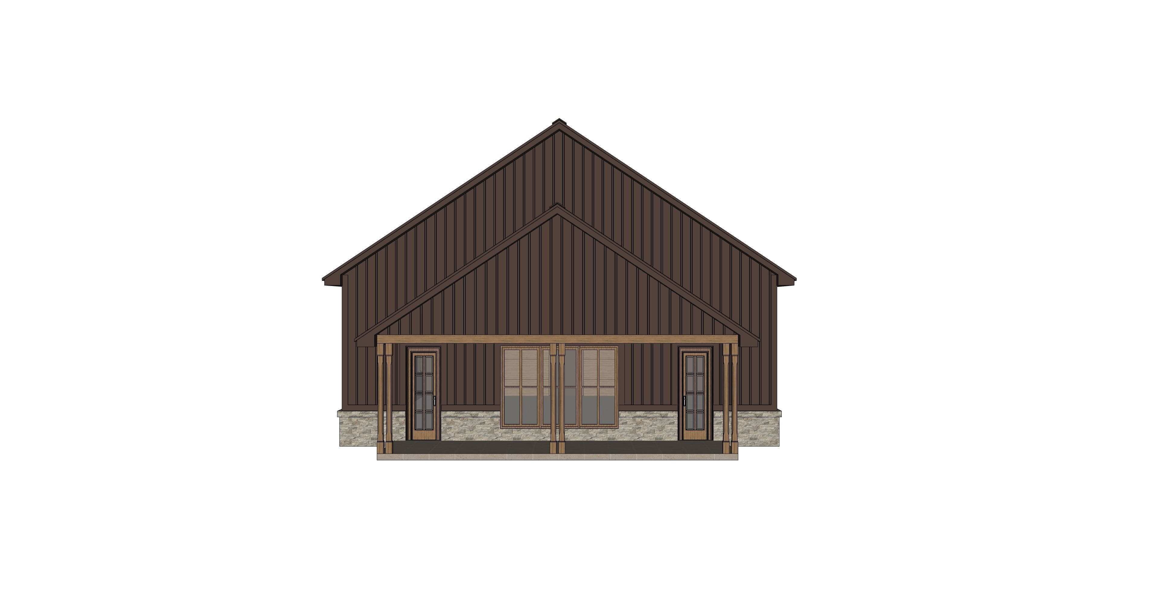 Barndominium House 005 -Archimple LLC 3D model_3