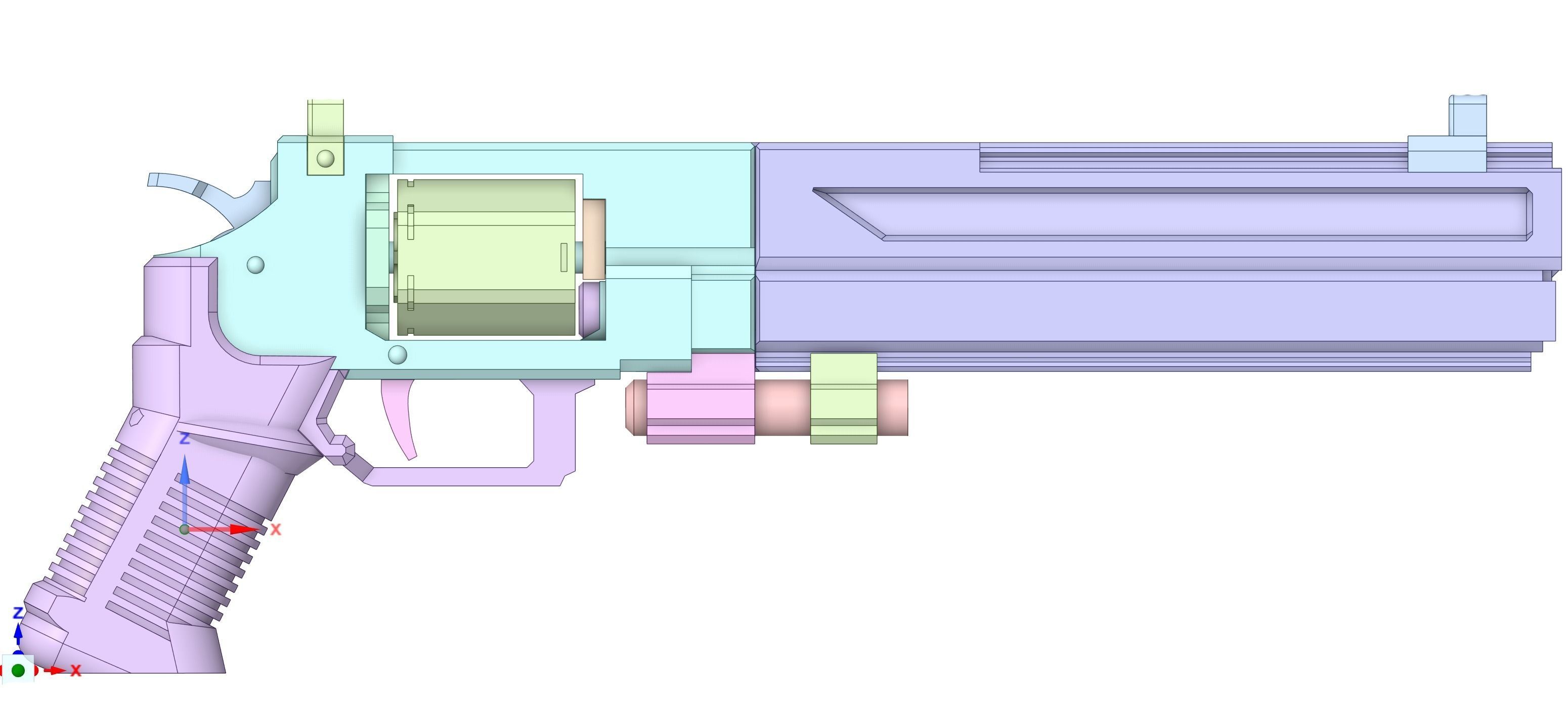 Helldivers 2 - P-4 Senator Lifesize Prop for 3D Printing 3D print model_9