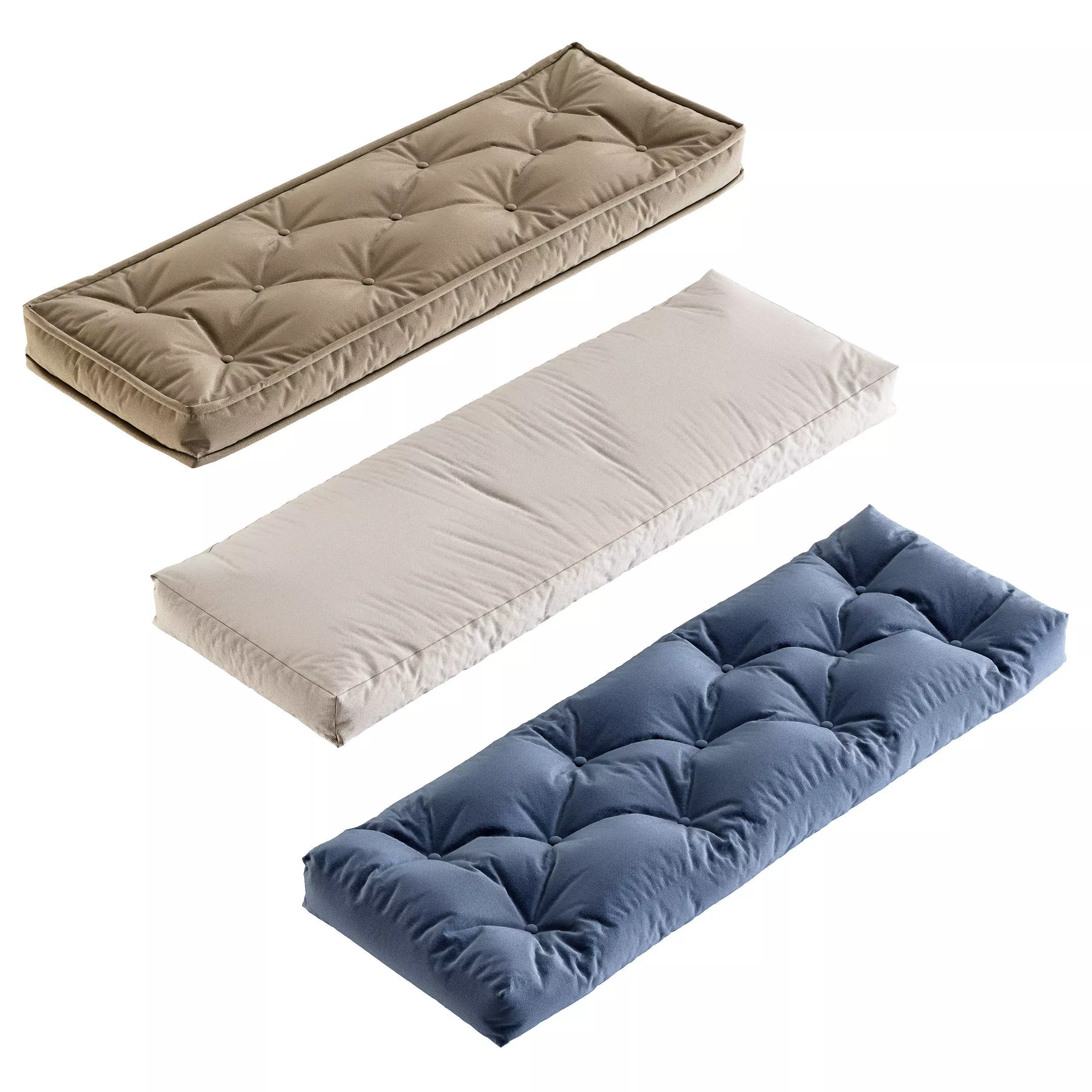 Seat Pillows Set 1  3D model_0