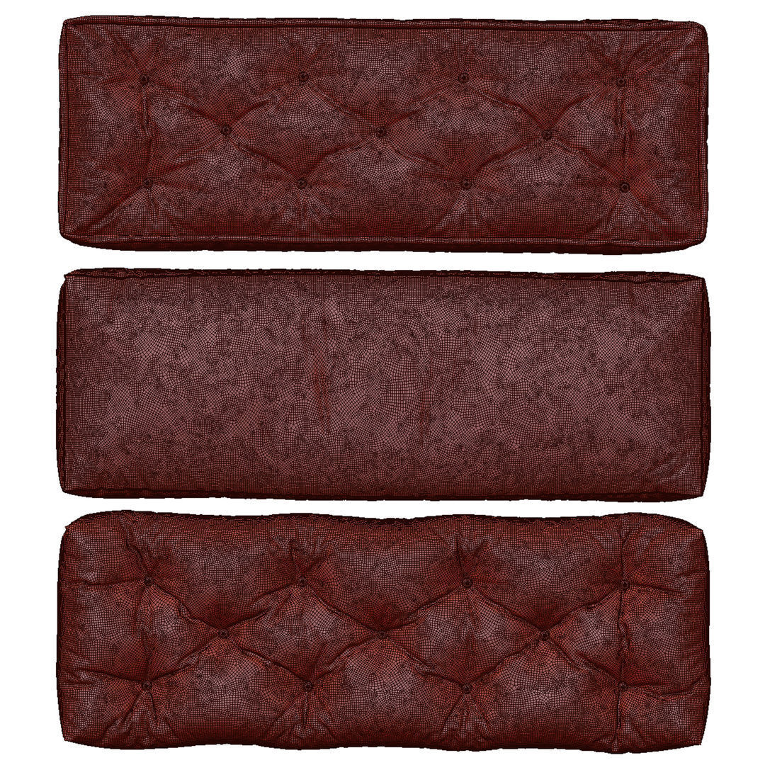 Seat Pillows Set 1  3D model_4