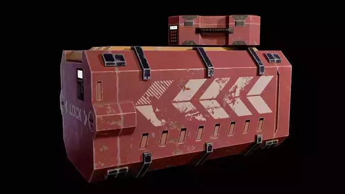 2 openable sci-fi containers