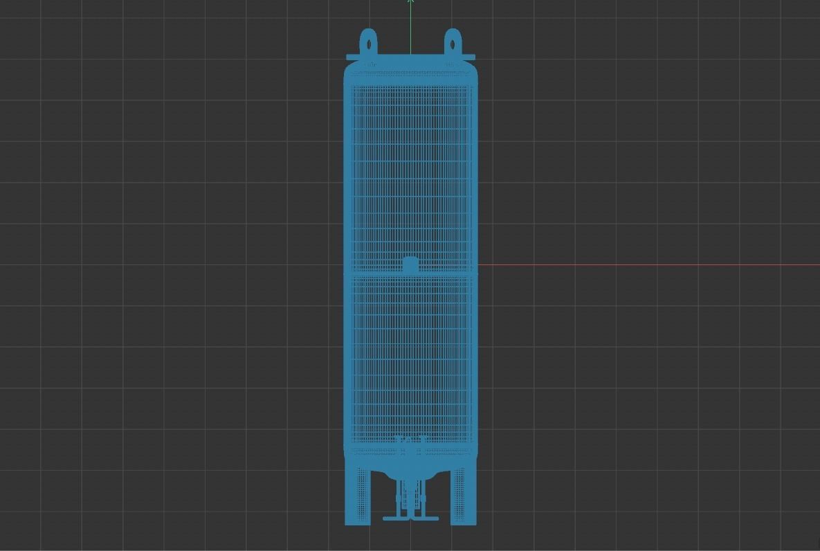 C02 vertical compression tank 3D model_3