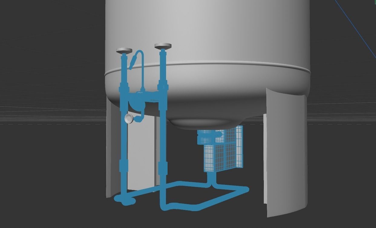 C02 vertical compression tank 3D model_5