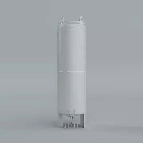 C02 vertical compression tank