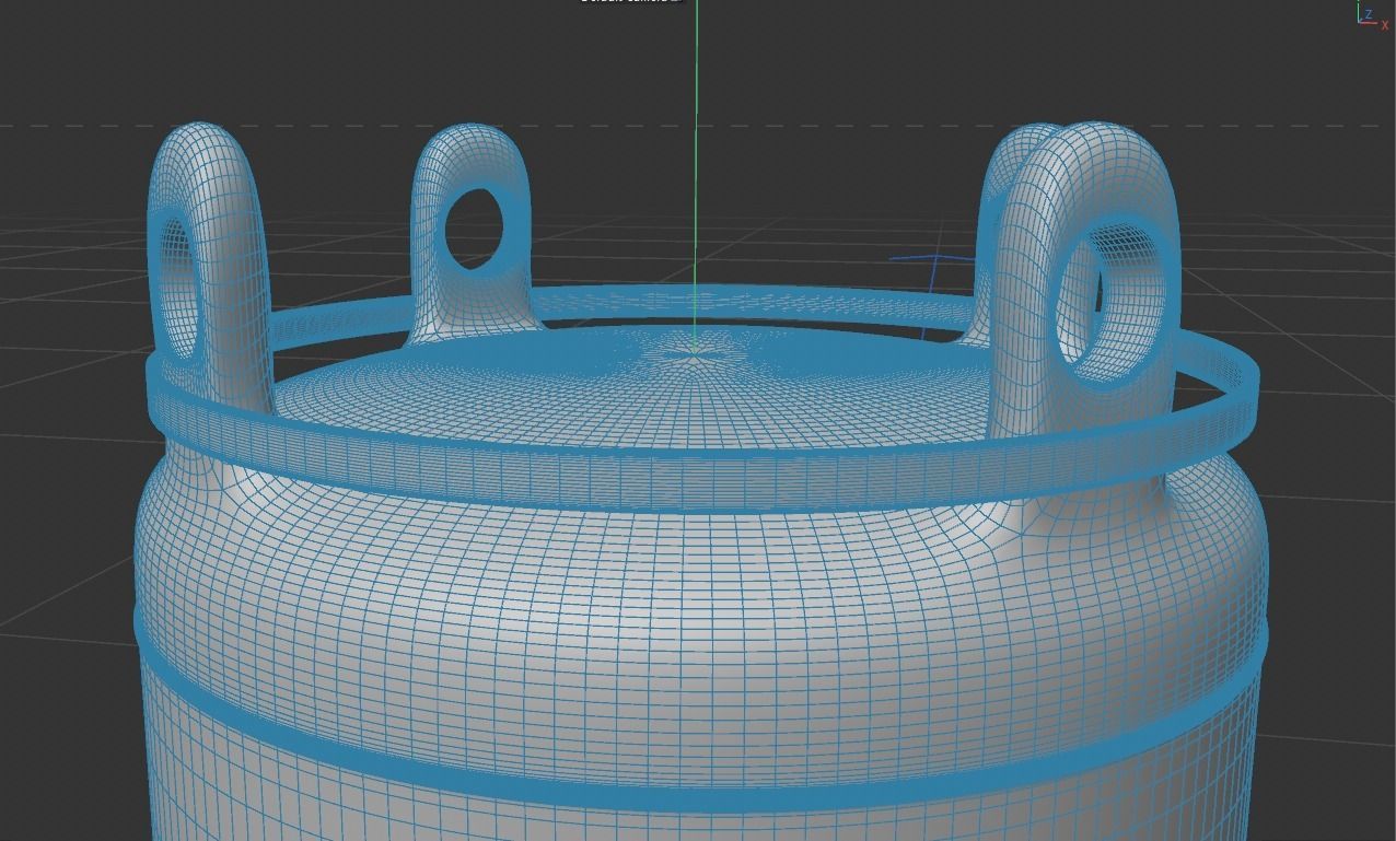 C02 vertical compression tank 3D model_6