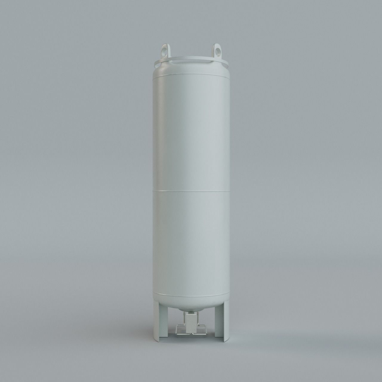 C02 vertical compression tank 3D model_2