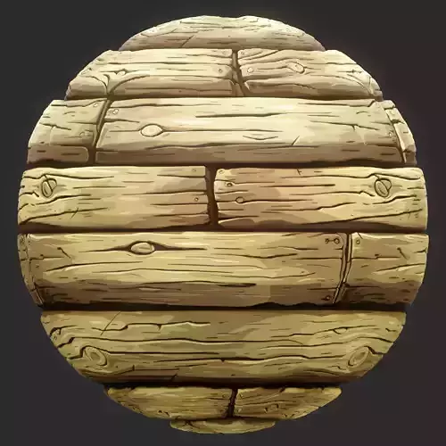 Stylized Wood Seamless Texture 