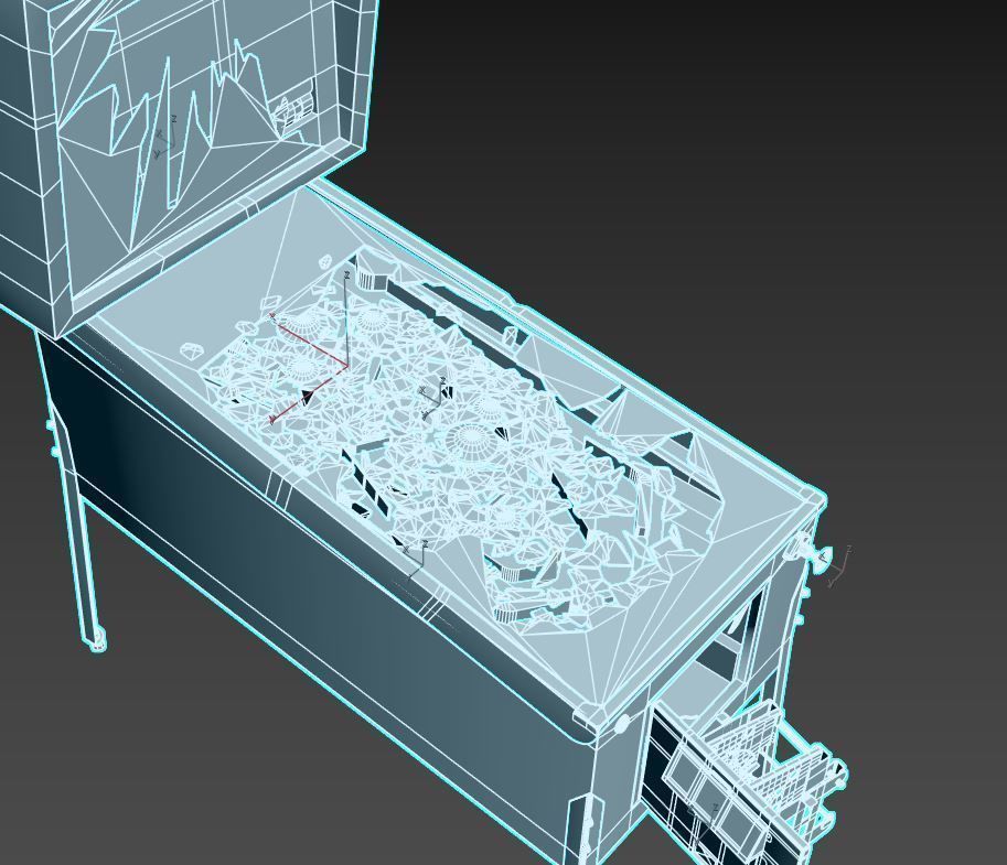 Abandoned Pinball Machine 3D model_12